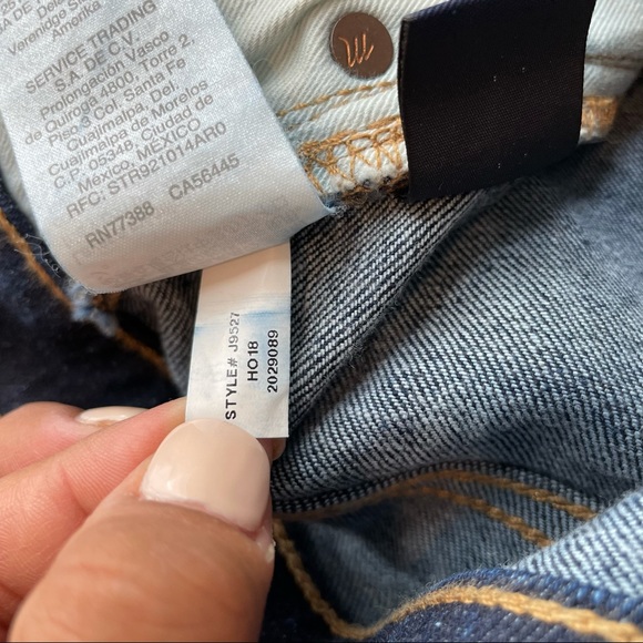 Madewell Jeans Madewell Slim Authentic Flex Jeans In Rinse Wash Poshmark